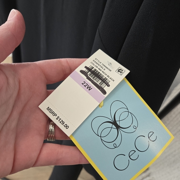 New CeCe black Shift dress 22 - Picture 5 of 10